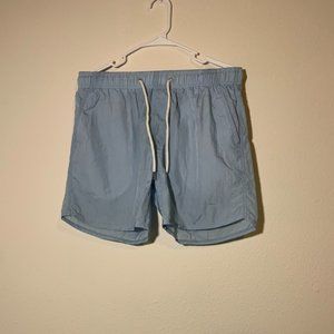 Blue Mens Swim Trunks